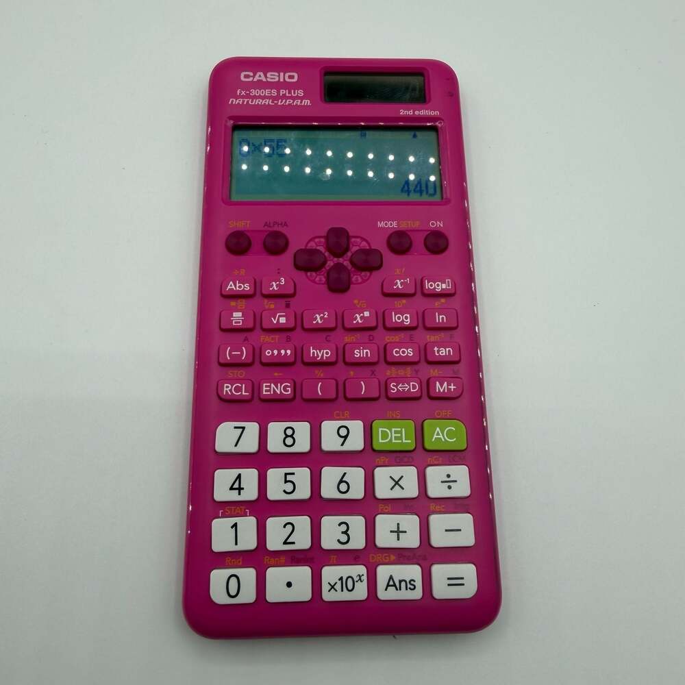 Casio fx-300ES PLUS 2nd Edition Pink Scientific Calculator